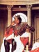 Michael Jackson na trůnu jako Král