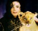 Michael Jackson s lvíčetem